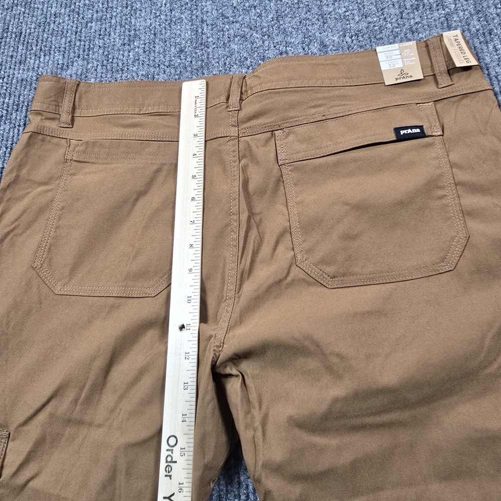 Prana Stretch Zion Slim Pant II Pants Mens 38x32 Sepia Brown Hiking Outdoor - Picture 15 of 16
